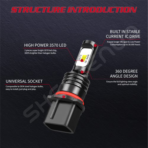 Kit de faros LED de haz alto/bajo bombilla antiniebla F2QC para Chevy Suburban 2015-2020 - Imagen 17 de 18