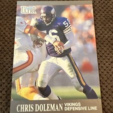 1991 Fleer Ultra - #194 Chris Doleman Minnesota Vikings