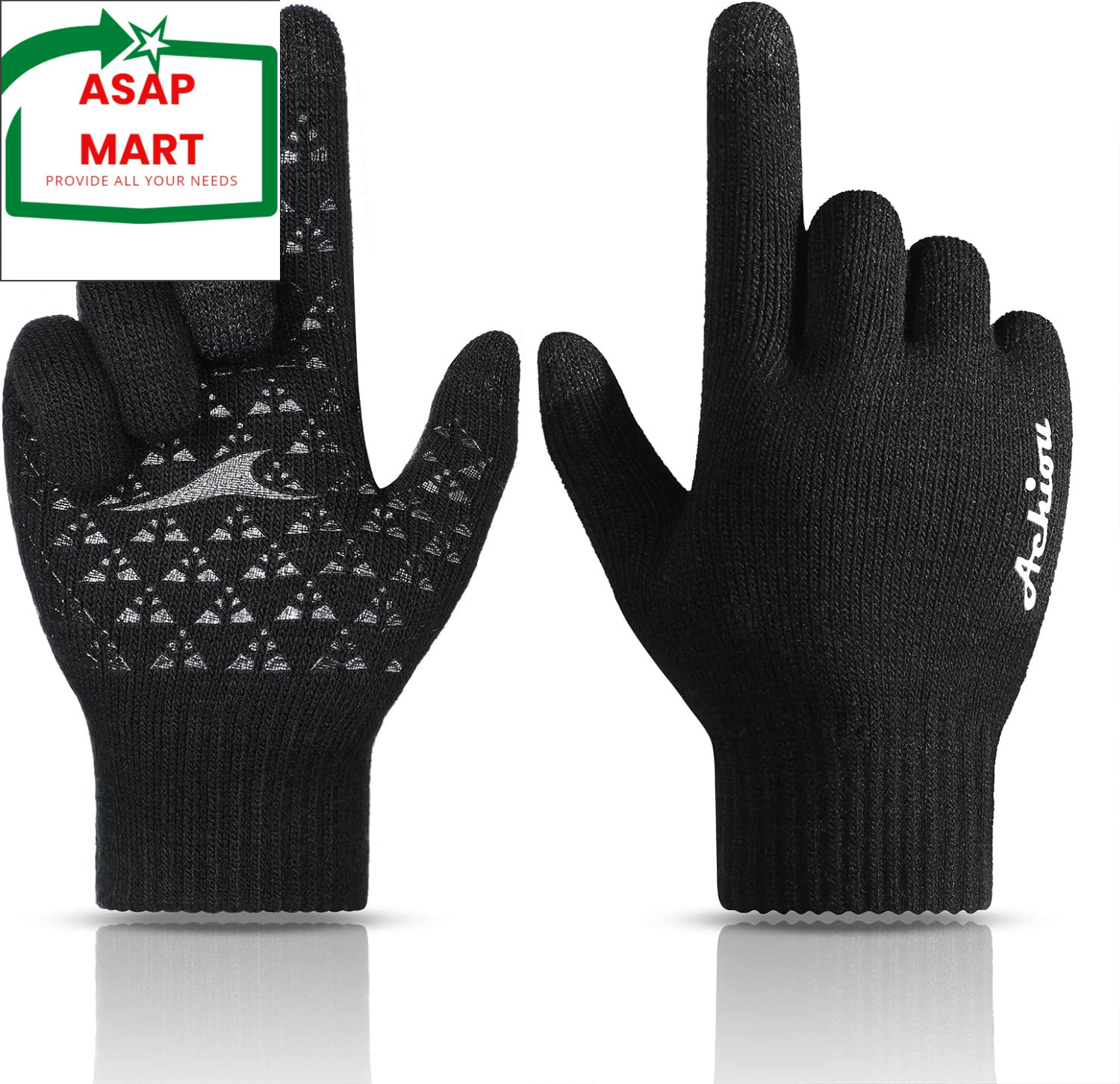 Achiou Winter Gloves, Glove for Men Women, Upgraded Touch Screen Texting Warm Ru