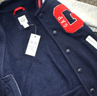 E6 !WOW! NWT 18-24M BABY GAP Logo Varsity Sweatshirt Snap Jacket Coat — photo 4