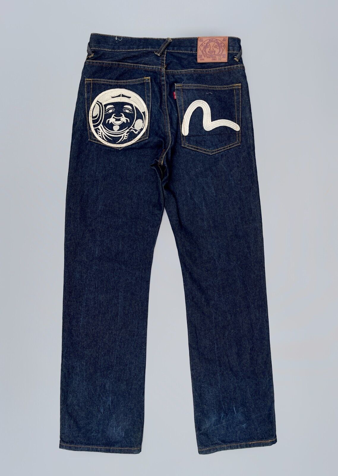 Rare Vintage Men's EVISU JAPAN Y2K Embroidered Denim … - Gem