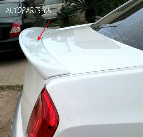 For 2012-2018 Chrysler 300/C/S ASB white Rear Door Tail Trunk Spoiler Wing Lip - Picture 1 of 9