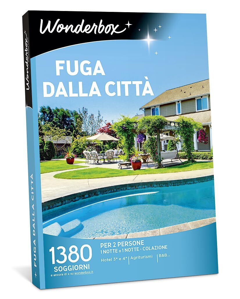 Wonderbox - Fuga dalla Città Idea Regalo - per Due Pacchetto Viaggio Regalo per