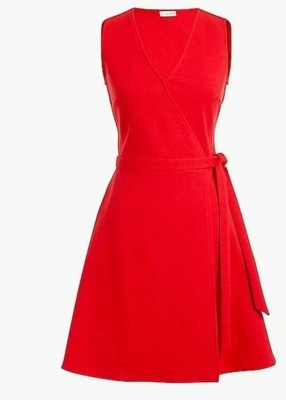 ponte wrap dress