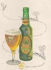 1948 Ballentine Ale  Vintage Print Ad    Purity, Body, and Flavor in every Glass