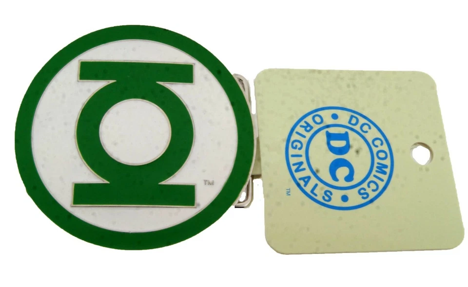 Linterna Verde Hebilla Cinturón DC Comics Borde Verde Disfraz Halloween Hombres Nueva Moda Foto 2 de 4