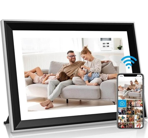 10.1” Smart WiFi Digital Frame with 1280x800 HD IPS Touch Screen, Built in 16GB