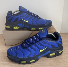  Nike Air Max Plus Tn Hyper Royal Blue Volt Green Mens 852630-412- SZ 12