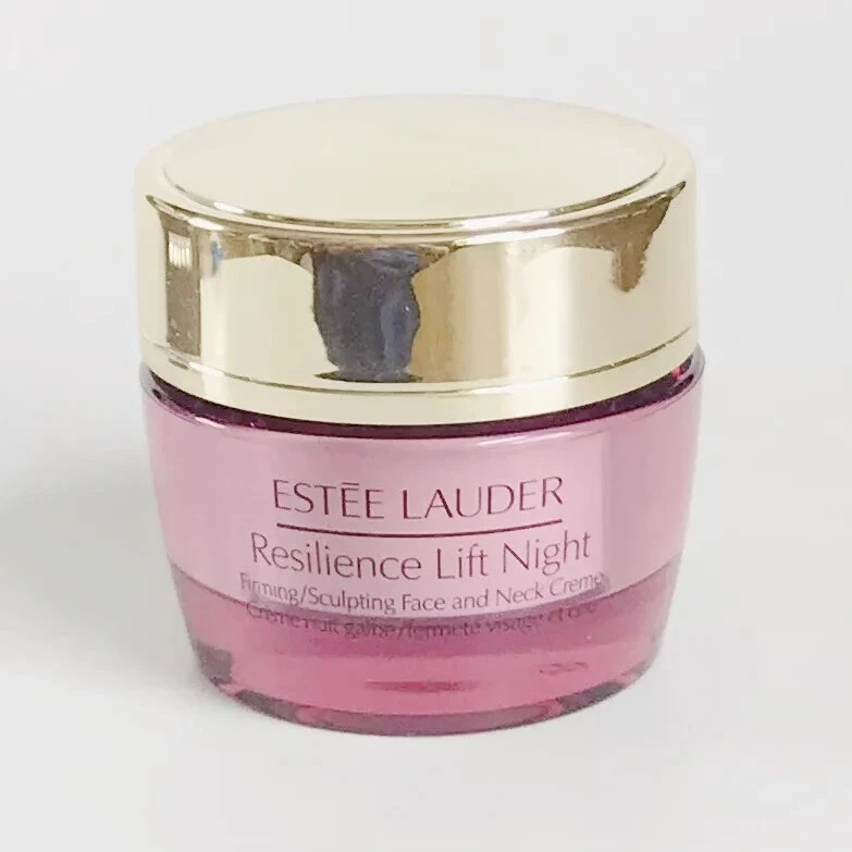 Estee Lauder Resilience Lift Night Firming/Sculpting Face&Neck Creme 0.5 oz NWOB