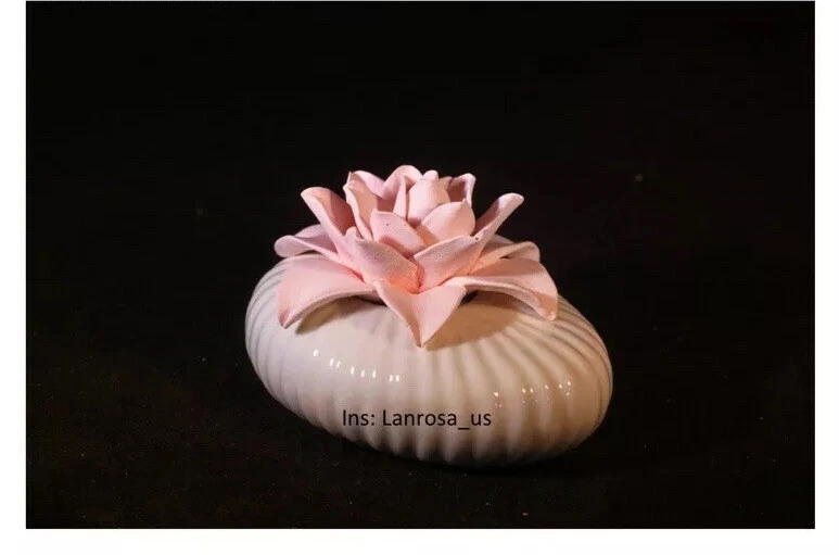 ¡Nuevo! Difusor de cerámica de flores de yeso hecho a mano ~ con aceite esencial de 30 ml gratis Foto 2 de 4