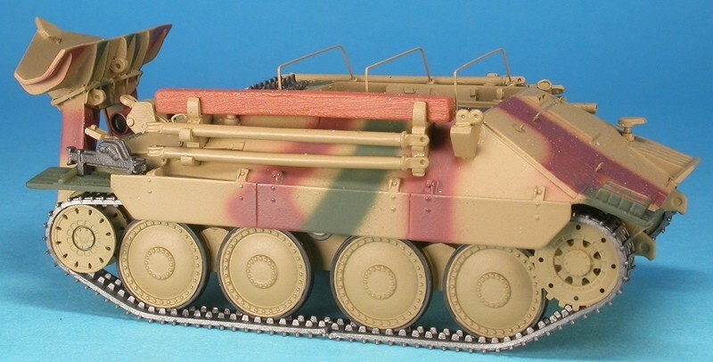 Char miniature Bergepanzer 38(t) Hetzer pour diorama militaire 1/48 Nordwind