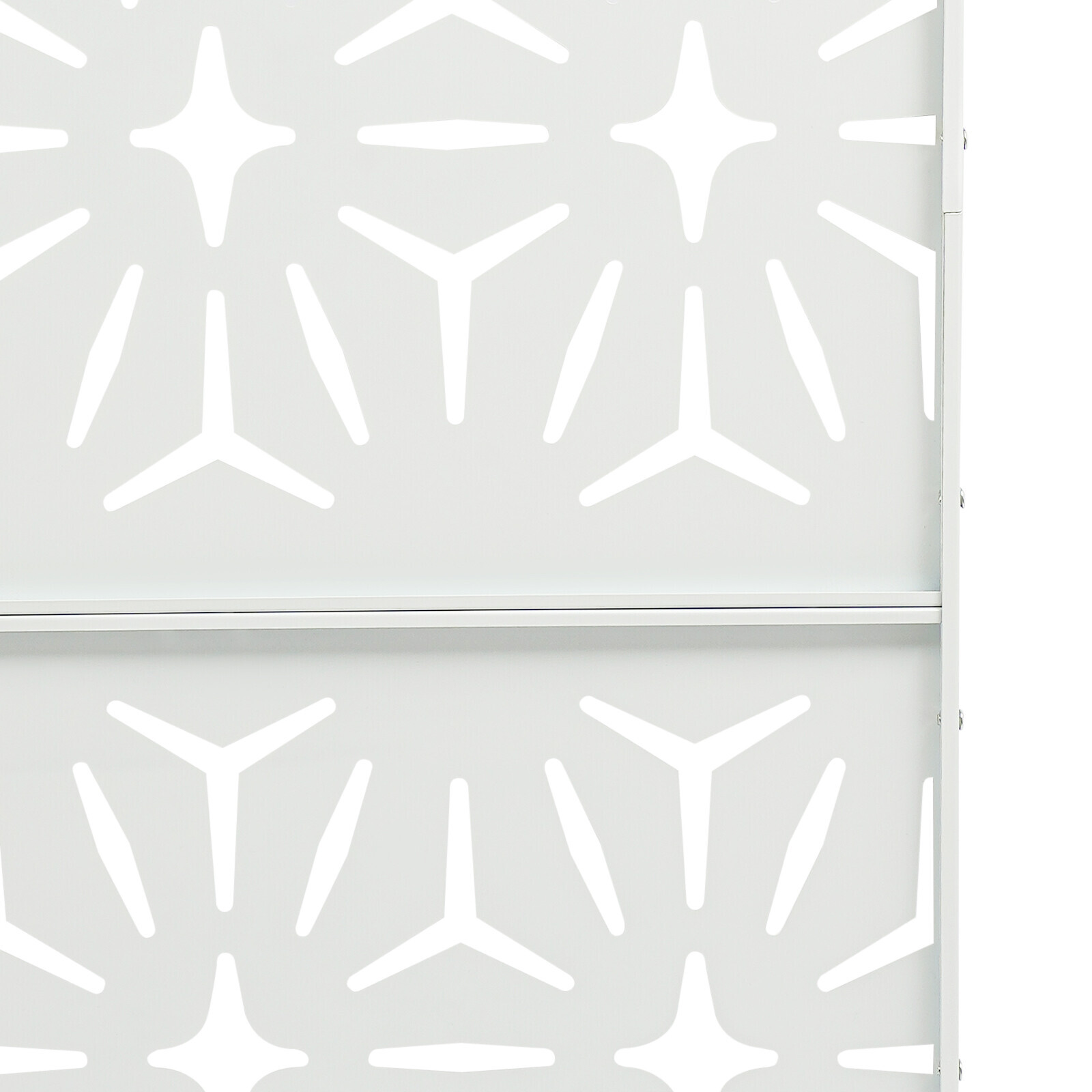 35.4*72" Steel Privacy Screen Balcony Screen Free Standing Decoration Screen