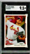 2014 Topps Chrome Michael Wacha Refractor SGC 9.5