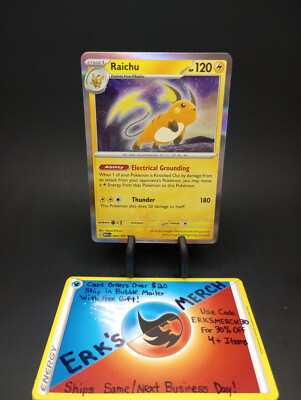 Raichu 026/165 English 151 Holo Rare Pokemon Card | eBay
