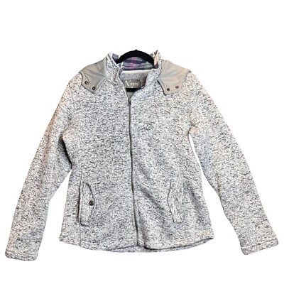 Naturals Reflections BassPro Shop Zip Up Knit Hoodie Sweater