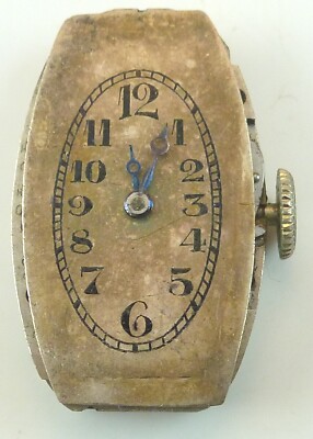 Mouvement De Montre Mécanique Vintage Movado LDS - Pour Pièces Ou Réparation, Occasion, Balancier Fonctionnel