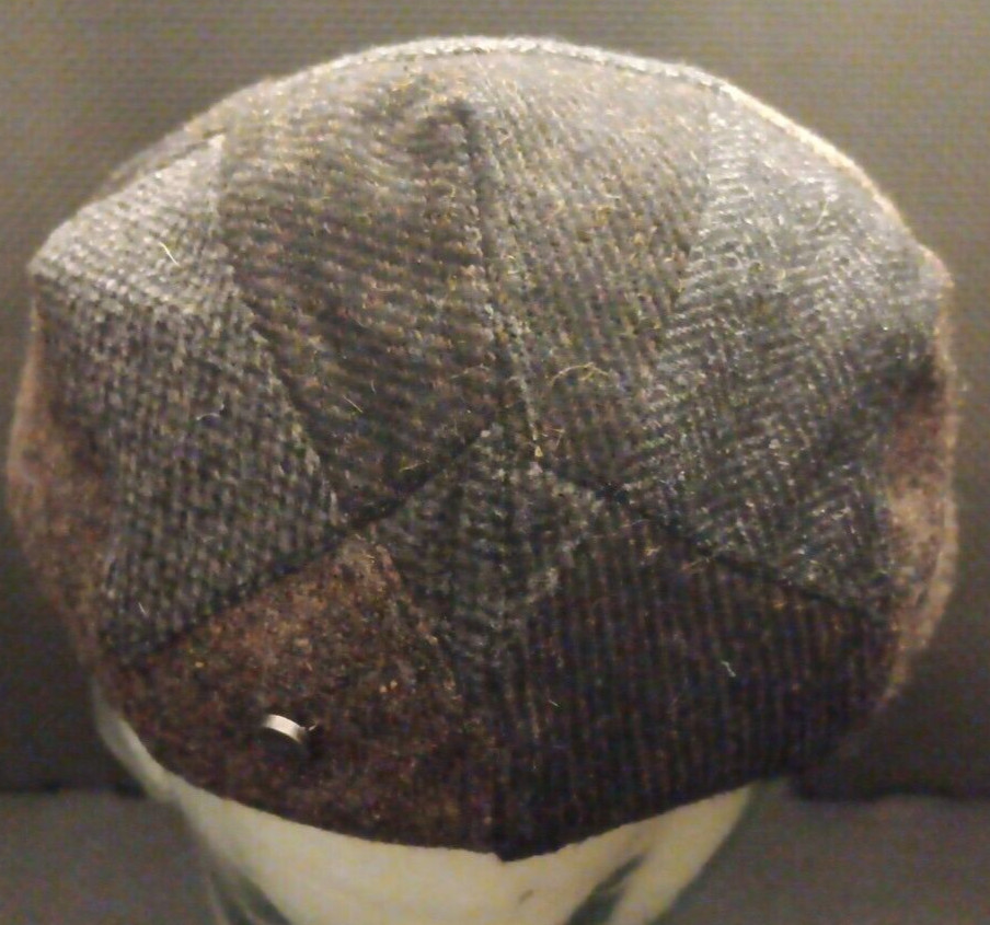 Men's S/M Stetson Multi Pattern Patchwork Newsboy… - image 3