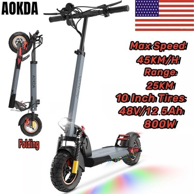 Adult Electric Scooter 12.5Ah Safe Urban Commuter Long Range 20Miles,Speed 28MPH