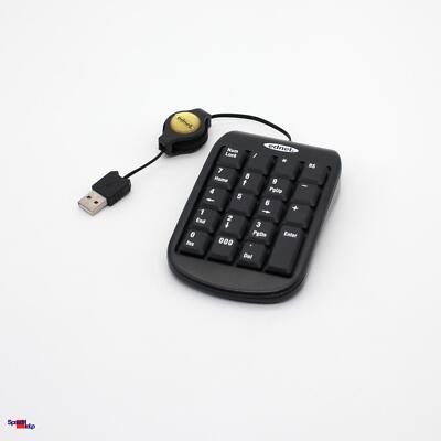 NUMERISCHER TASTENBLOCK ZAHLENBLOCK NUM LOCK KEYBOARD TASTATUR USB EDNET 86030