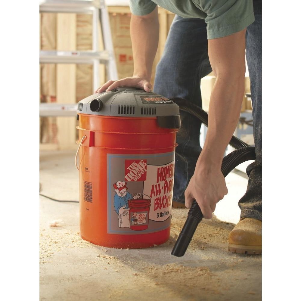 Bucket Head Wet HP Dry Shop Vac Vacuum Cleaner Water Liquid Blower