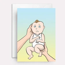 Newborn baby boy card | cards for new baby | Nice Rack