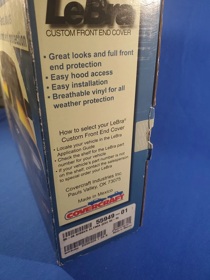 Sujetador máscara cubierta frontal Lebra Nissan Altima SE-R 2005-2006 55949-01 Covercraft Foto 4 de 4
