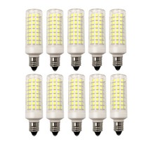 10pcs E11 Mini Base LED bulb 7W 110V 120V 102Led Ceramics Ceiling Fans Lights N