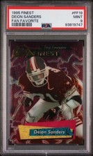 PSA 9 1995 Topps Finest Fan Favorite Deion Sanders #FF19 HOF San Francisco 49ers