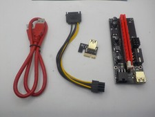 PCI-E 1x to 16x Powered USB3.0 GPU Riser Extender Adapter Card Board Cable