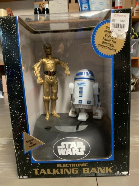 Thinkway C-3P0 and R2-D2 Electronic Talking Bank for sale online 
