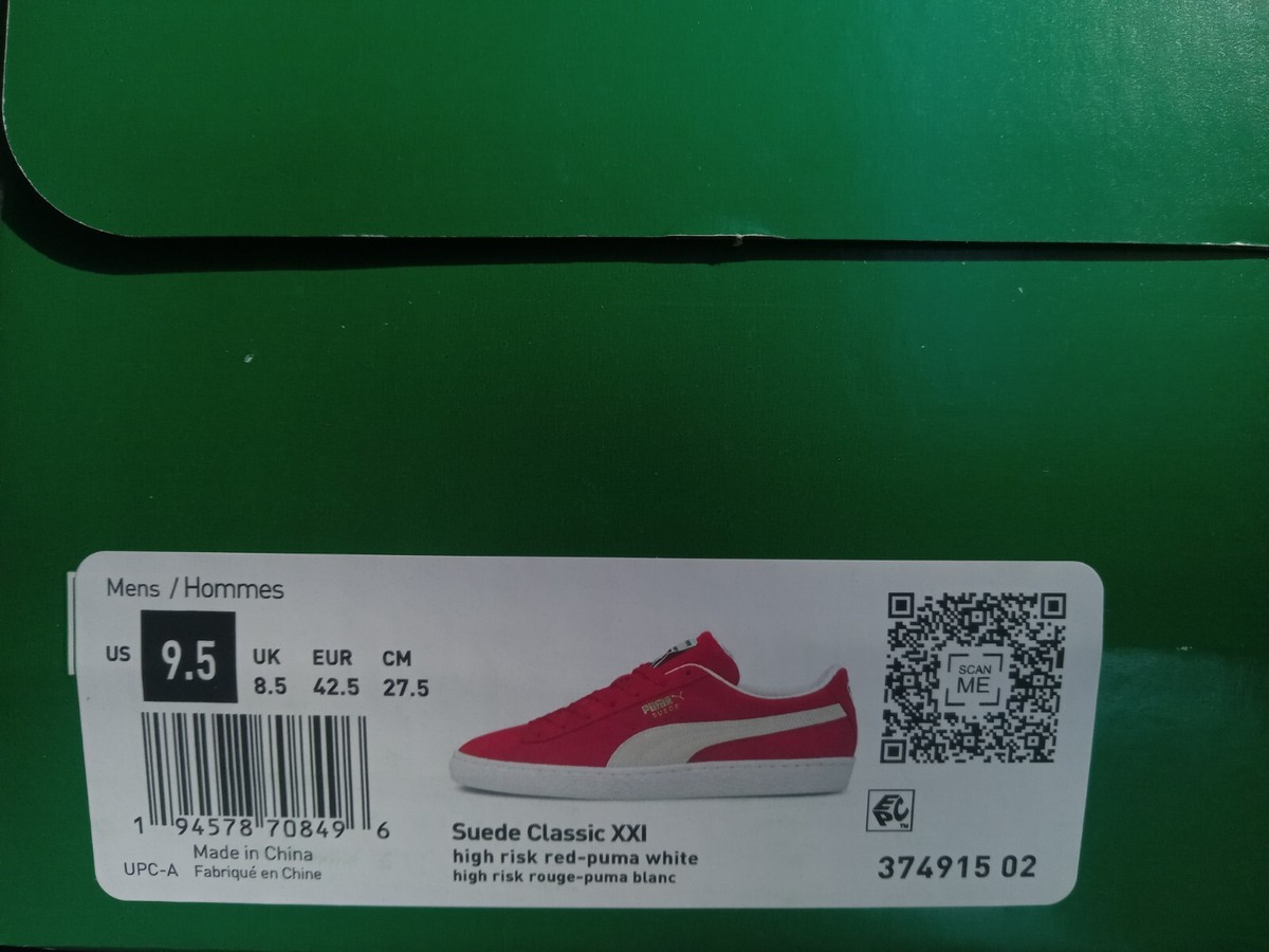 Puma  Red “1 of 1” Men’s Size 8.5 – Like New Amazon.com | Puma Unisex-Child, Court Pro, for All Time Red  main image 3