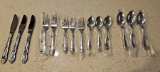 Hanford Forge Stainless Flatware Service For Three Missing One Dinner Fork