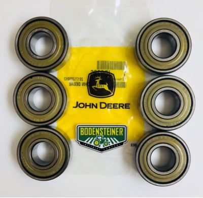 JD9296 John Deere OEM Deck Spindle Bearings - Set of 6