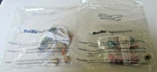 Lot of 2 BUCILLA pkg sequins, white floss, 2 beads in Sealed Packages
