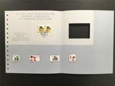 BRD KUNST-EDITION 2017/34 DESIGN LINDINGER STADTBAHN STUTTGART 