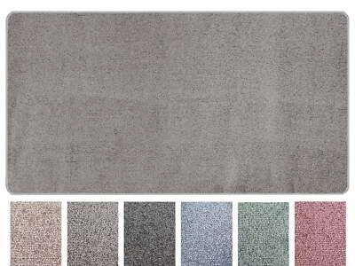 Teppich MANILA Kurzflor Wohnteppich Wohnzimmer Flur Läufer versch. Farben&Größen - Bild 1 von 4