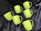 6 NORITAKE COLORWAVE APPLE GREEN STONEWARE MUGS new! NEVER USED! EXCELLENT! 🍏🍏 — photo 7