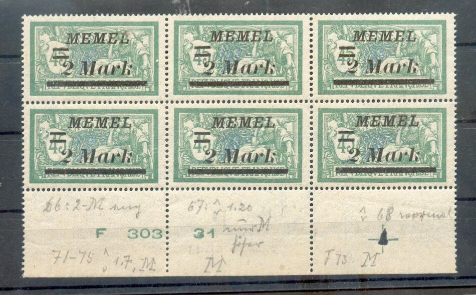 Memel 88 Br Print Date (G9759)