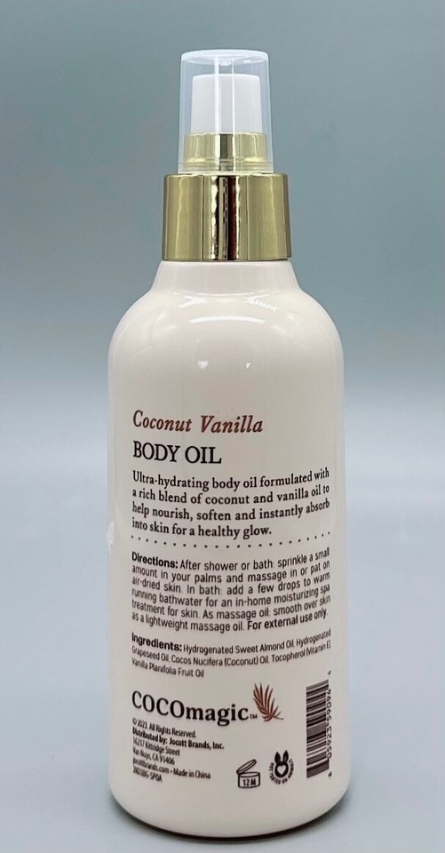 Coconut Vanilla Body Oil Coconut Oil 6 fl oz New eBay