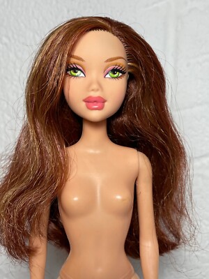 Barbie My Scene Un-Fur-Gettable Chelsea Doll Auburn Red Hair Green Eyes Rare