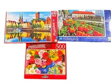 Puzzlebug Jigsaw Puzzles 500  650 Pieces Lot Of 3 New