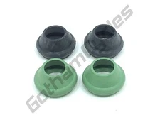 New Ducati 8mm 2 Valve Intake & Exhaust Valve Stem Seal Guide Green Black Set  