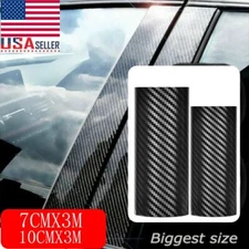 Car Door Body Carbon Sticker Fiber Protector Sill Scuff Cover Anti Scratch Strip