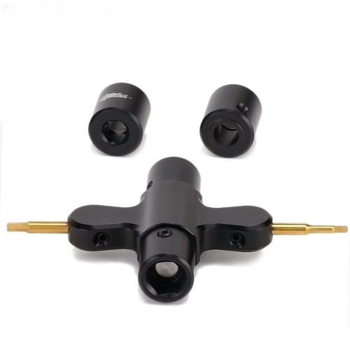 Llave de tuerca de metal M3 M5 funda de destornillador hexagonal para dron de carreras de autos de radiocontrol - Imagen 3 de 6
