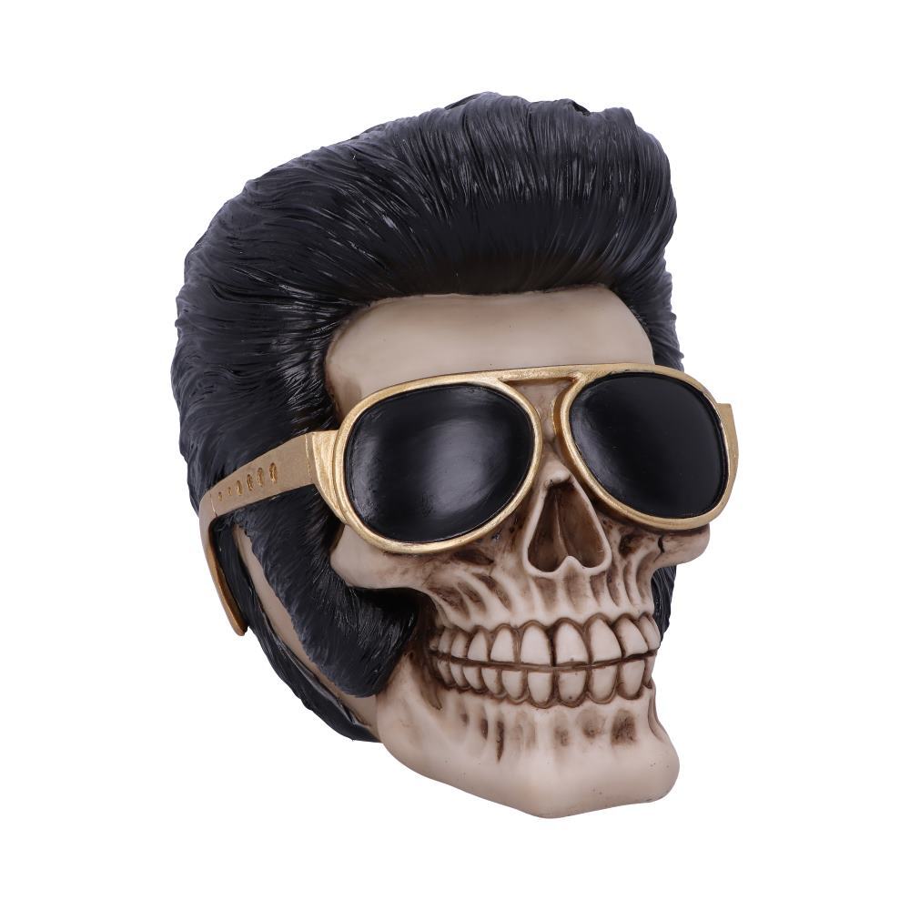 Elvis Presley Skull Uh Huh 17cm