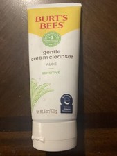 Burt's Bees Sensitive Solutions Gentle Cream Cleanser Aloe 6 oz