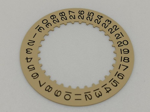 ROLEX DATEJUST MEN CALIBRE 3135 CHAMPAGNE DATE DISK (NOS & 100% ORIGINAL) - 第 1/3 張圖片