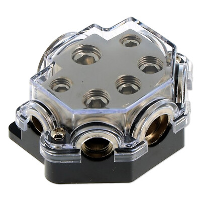 Stromverteilerblock 6 Wege 50mm² 35mm² 20mm² 10mm² KFZ Camper Solar Industrie