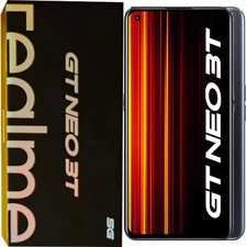 BNIB Realme GT Neo 3T 5G Dual-SIM 256GB + 8GB RAM Shade Black Unlocked GSM