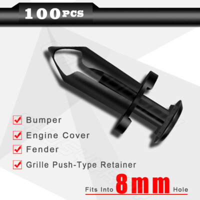 For Honda ATV 100 Clips Retainer 8mm Push Pin Splash Guard Body - Foto 6